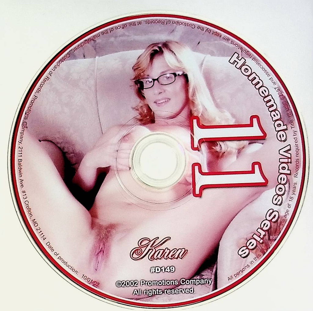 Homemade Videos Series 11 DVD Karen 2002 Promotions Co. #D149 No Case or Artwork 051624tsdvdc3