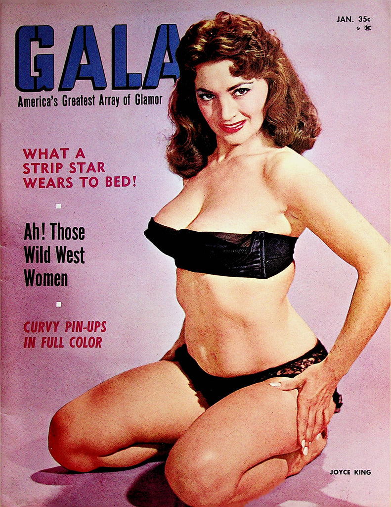 Gala Vintage  Magazine   Covergirl Joyce King  January1959    042823lm-p