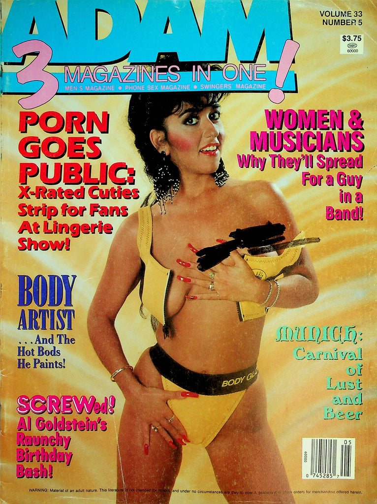 Adam Magazine   Crystal's First Date At The Pool!  vol.33 #5   May 1989  021126lmp