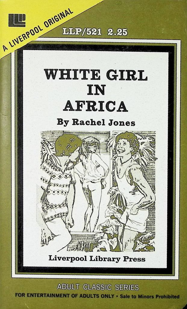 White Girl in Africa by Rachel Jones LLP521 1971 Liverpool Library Adult Paperback Novel-082124AMP