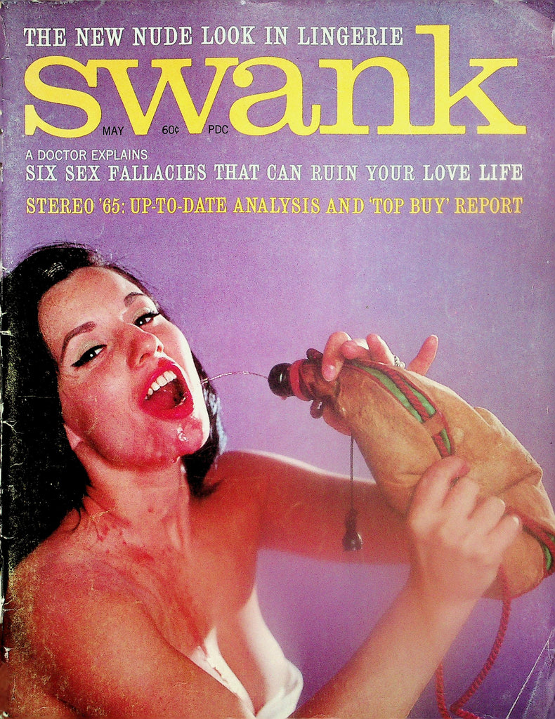 Swank Magazine  Centerfold Girl Monica / The New Nude Look In Lingerie  May 1965      120525lmp