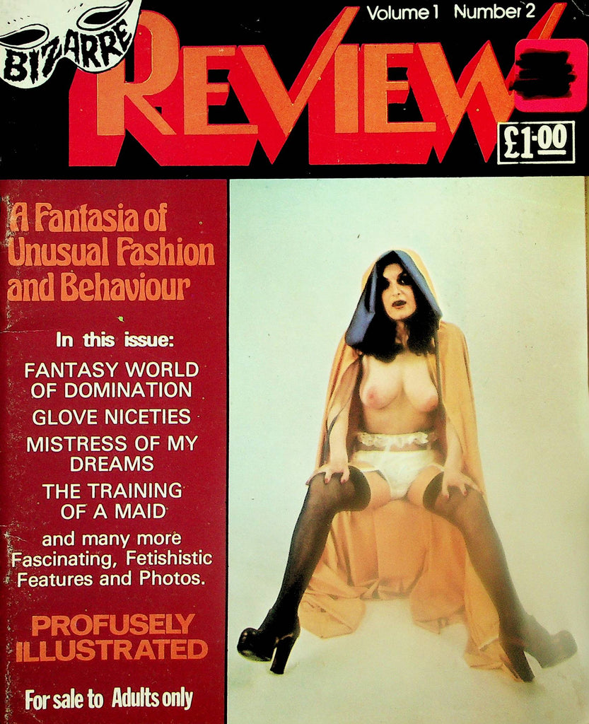 Bizarre Review Magazine  A Fantasia Of Unusual Fashion and Behavior   vol.1 #2  1970's      102025lm-p