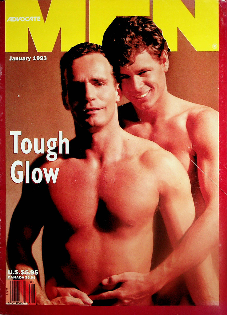 Advocate Men Gay Magazine  Cover Guys Cameron Taylor & Michael Steel  January 1993     072525lm-p