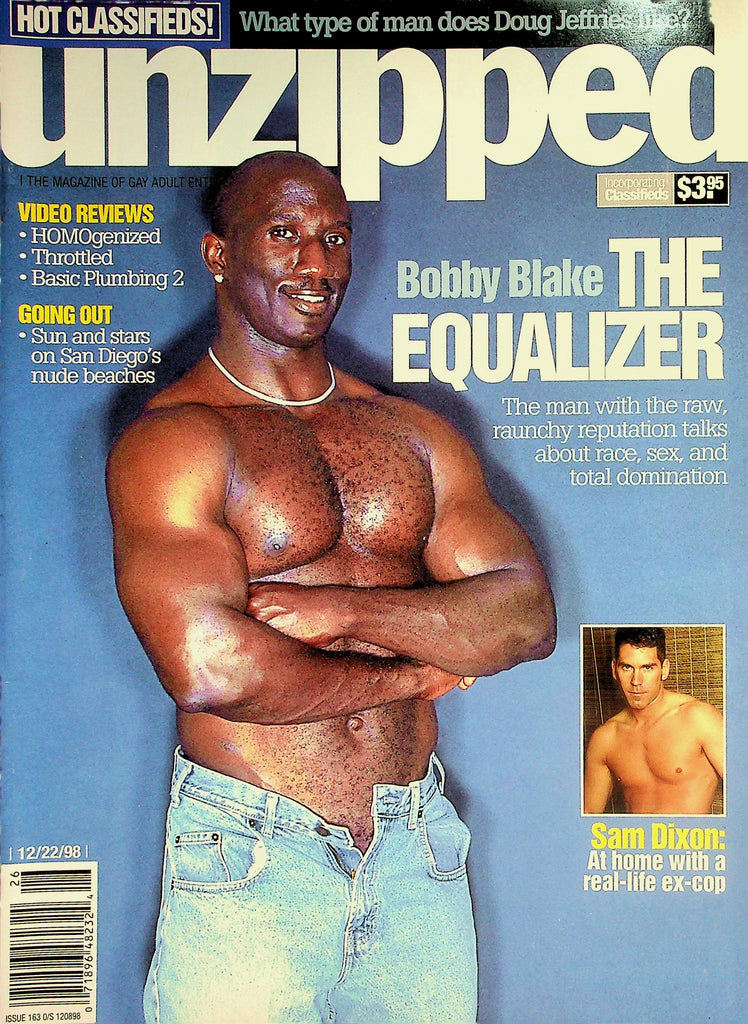 Unzipped Gay Magazine  Bobby Blake The Equalizer  12/22/1998   050326lmp