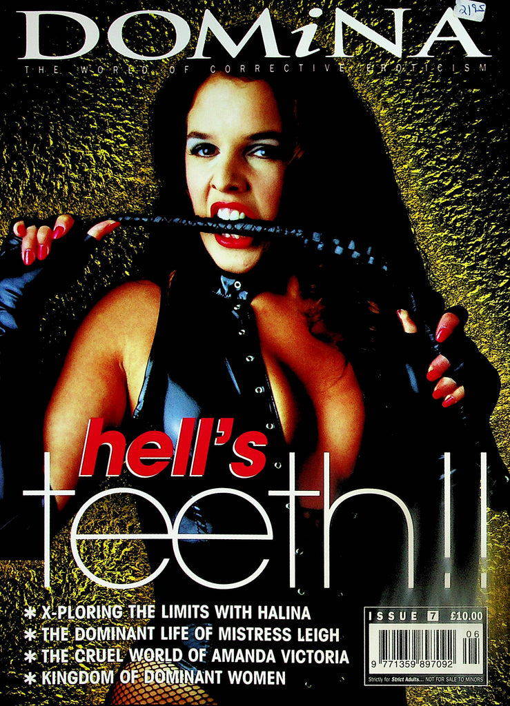 Domina Fetish Magazine  Hell's Teeth / The Dominant Life Of Mistress Leigh  #7 1998   071924lm-p