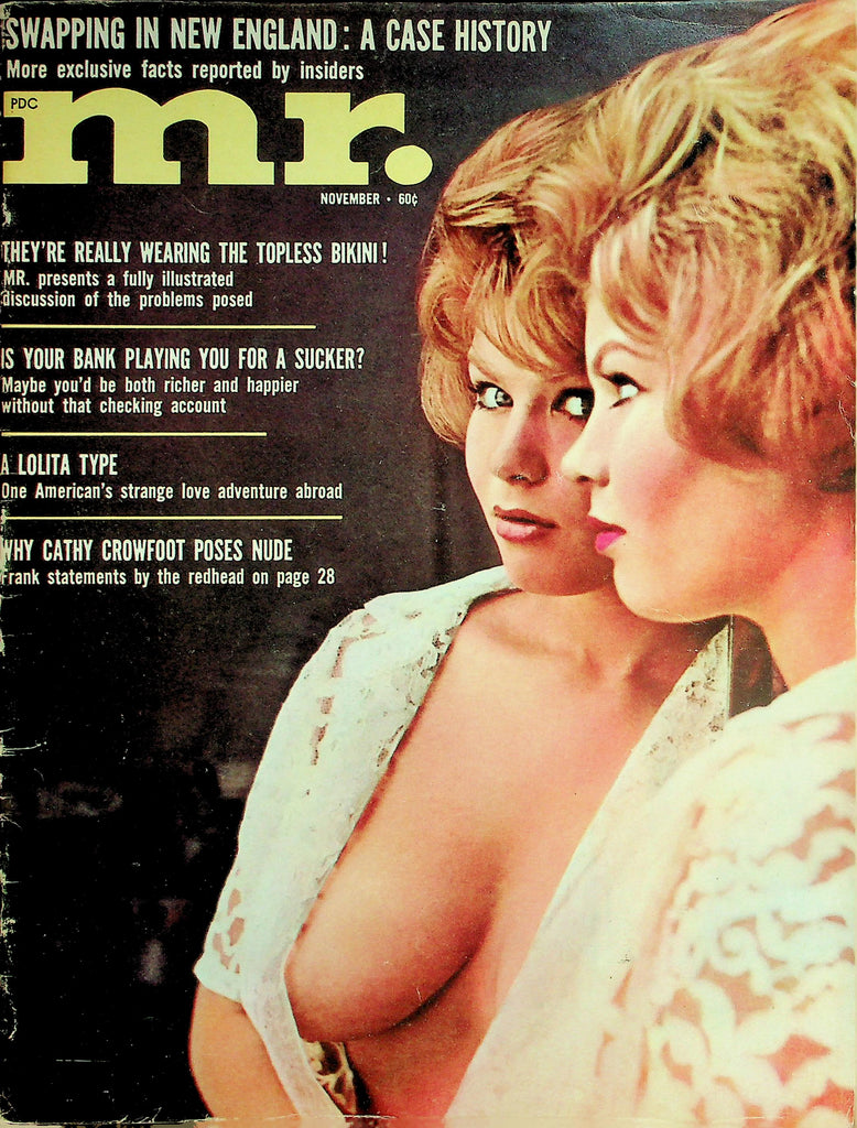 Mr. Magazine  Cover Girl Terry Higgins  November 1964  w/cf    040326lmp
