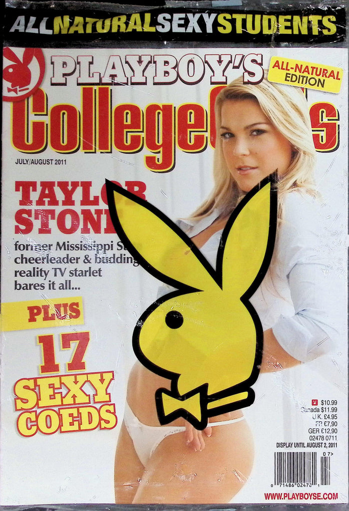 New Sealed Playboy's College Magazine 2011 All Natural Edition Taylor Stone  100226LLP