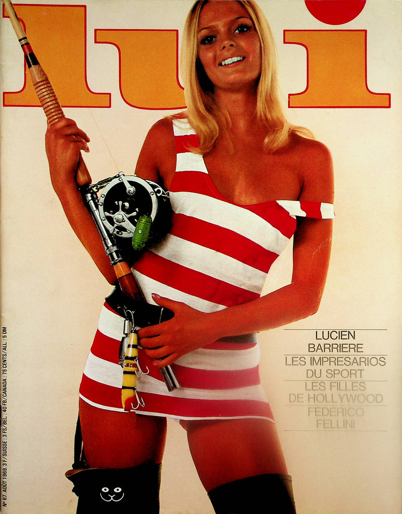 Lui French International Magazine  Centerfold Girl Aline #67 1969    073025lm-p