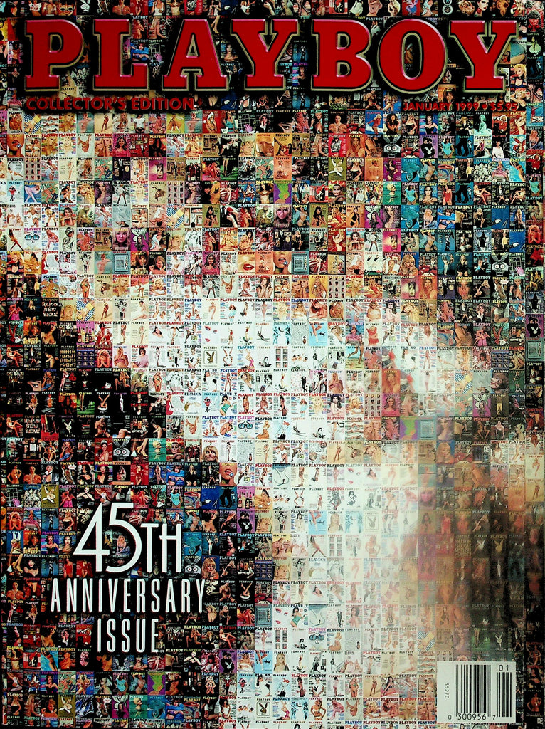 Playboy Magazine  45th Anniversary Issue  Marilyn Chambers, Lynda Carter, Julie Newmar & More!  January 1999  110625lm-p