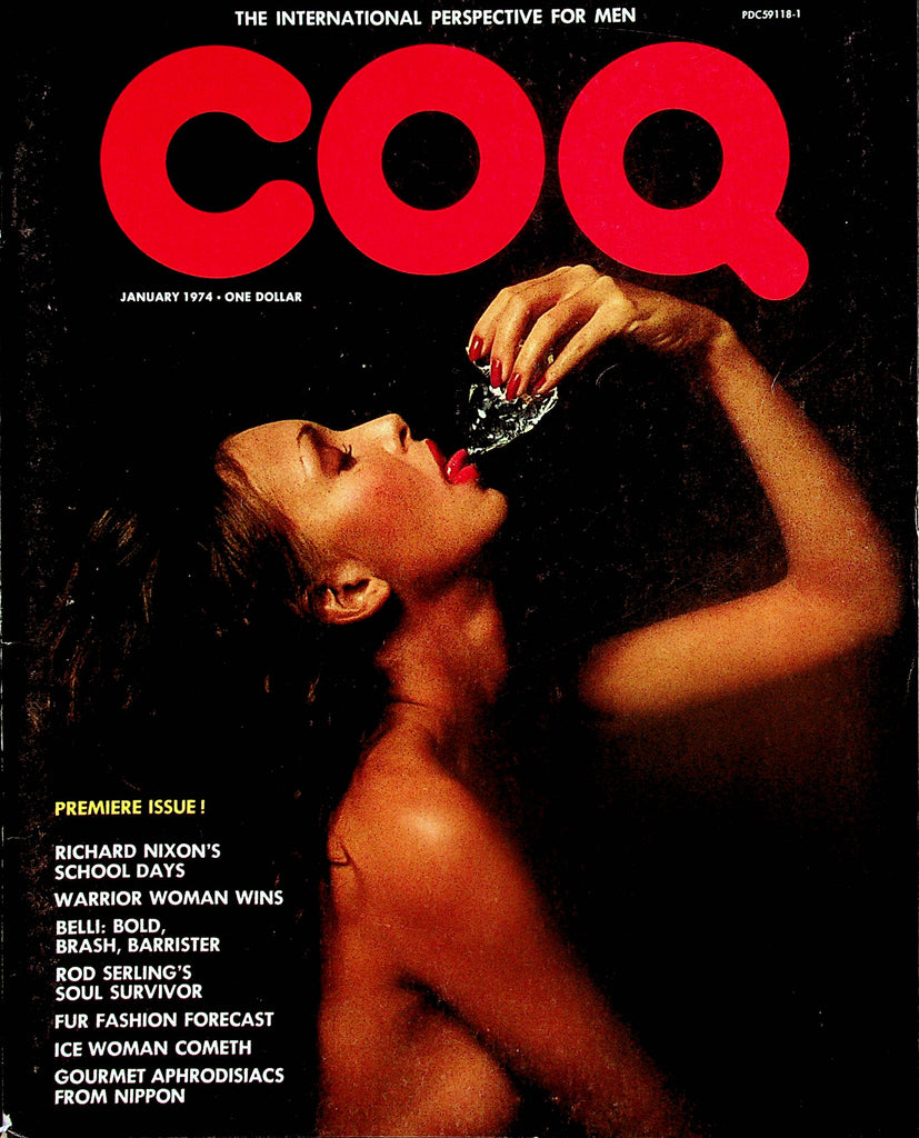 COQ Magazine   Belli: Bold, Brash, Barrister / The Icewoman Cometh - Premiere Issue  January 1974    032224lm-p