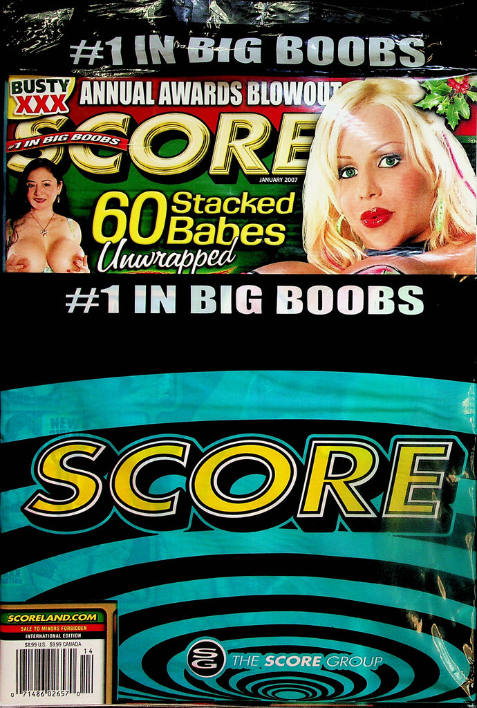 Score Busty Magazine  Annual Awards Blowout / 60 Stacked Babes Unwrapped  January 2007     New/Sealed     120923lm-p2