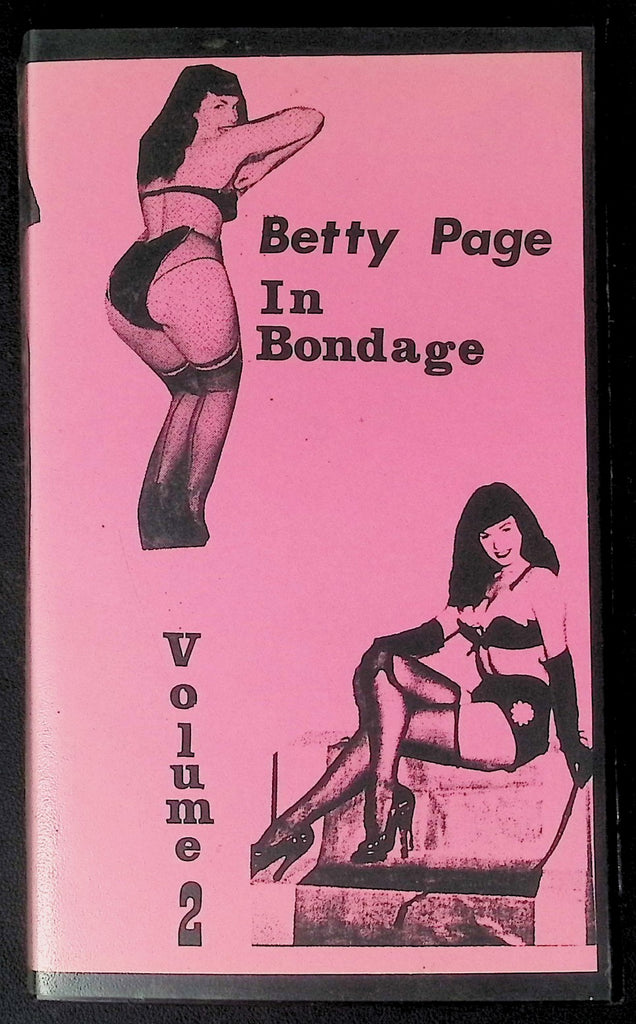 Betty Page In Bondage Volume 2 Kink/BDSM VHS Sunset Productions 051926AKVHS