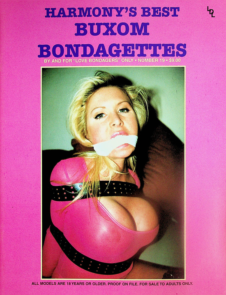Harmony's Best Buxom Bondagettes Magazine  Covergirl Angel / Persephone  #19  1997      021524lm-p