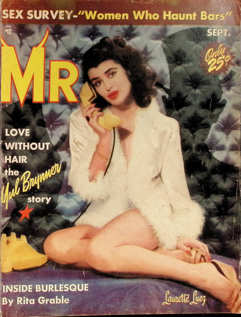 Mr. Magazine September 1957 Gi Mistress Marilyn Monroe Jayne Mansfield Laurette Luez Yul Brynmer 101025AMP