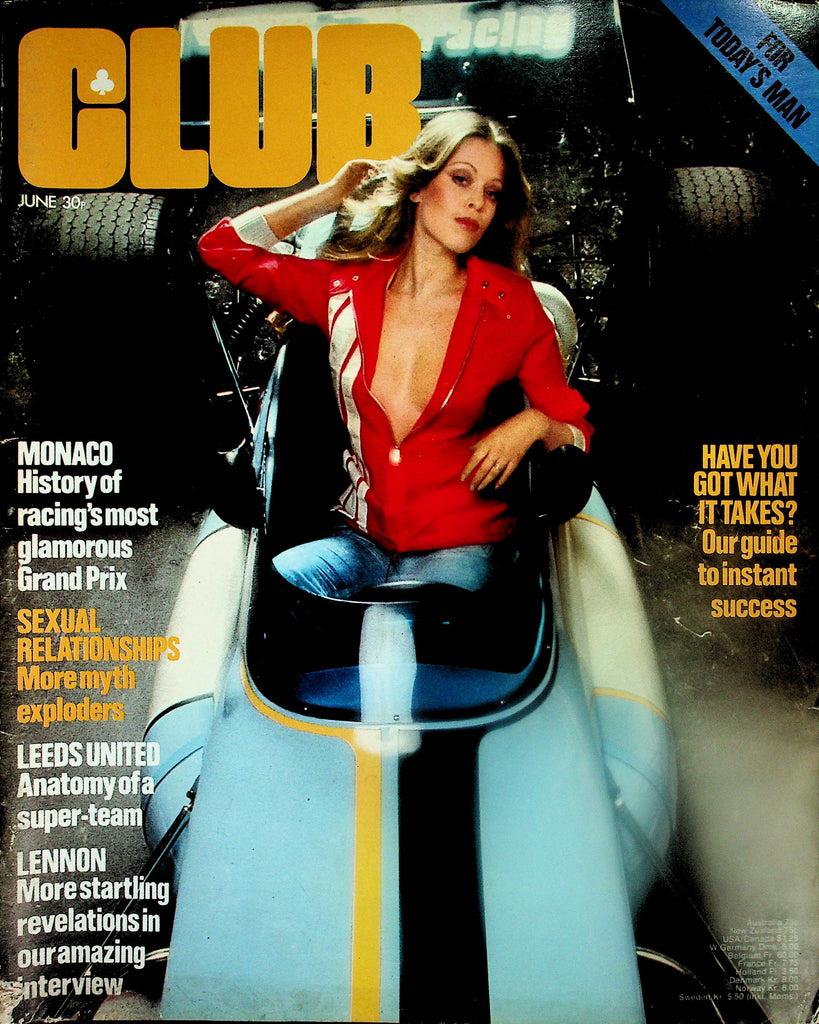 Club Magazine Monaco History Of Racing's Most Glamorous Grand Prix / John Lennon Interview  June 1971    110725lm-p