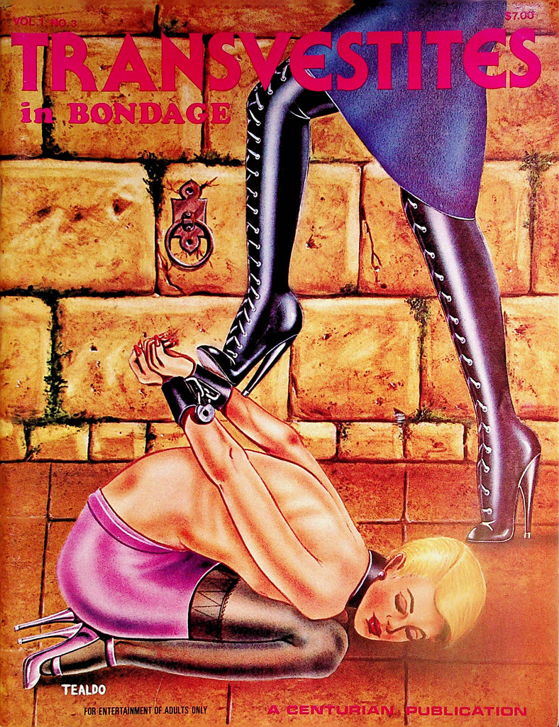 Transvestites In Bondage Catalog   vol.1 #3   December 1980  Centurian Publication  121623lm-p