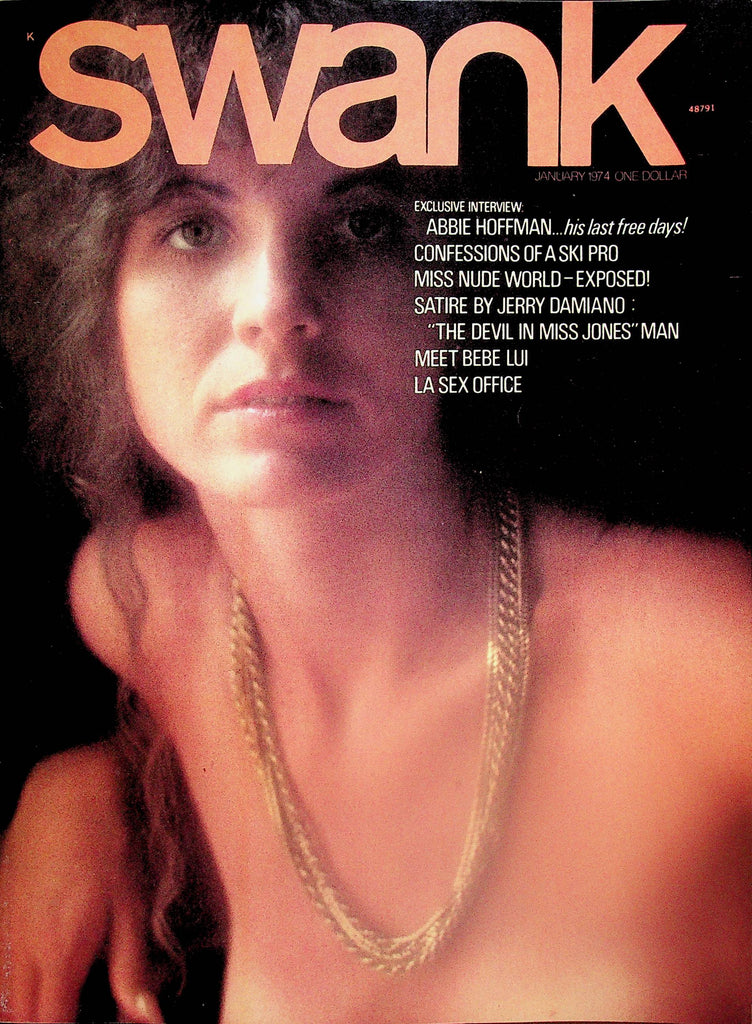 Swank Magazine Cover- Centerfold Girl Alice Brown  January 1974  050125lm-p