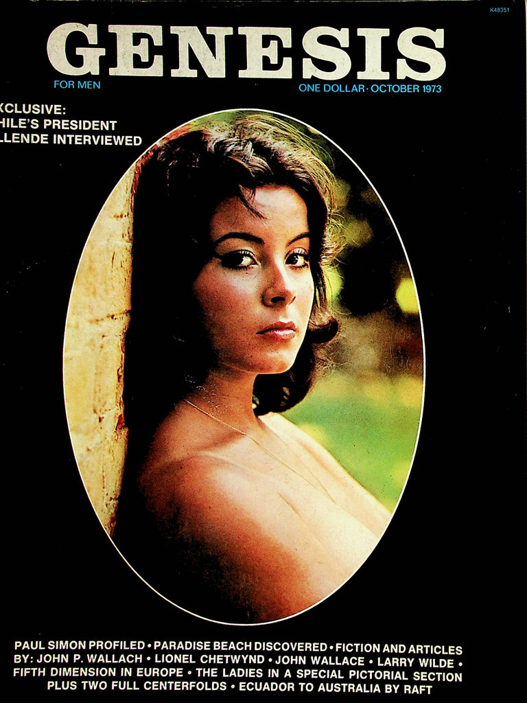 Genesis Magazine  Centerfold Darleen Stern / Paul Simon Profiled - 2 centerfolds  October 1973    032224lm-p