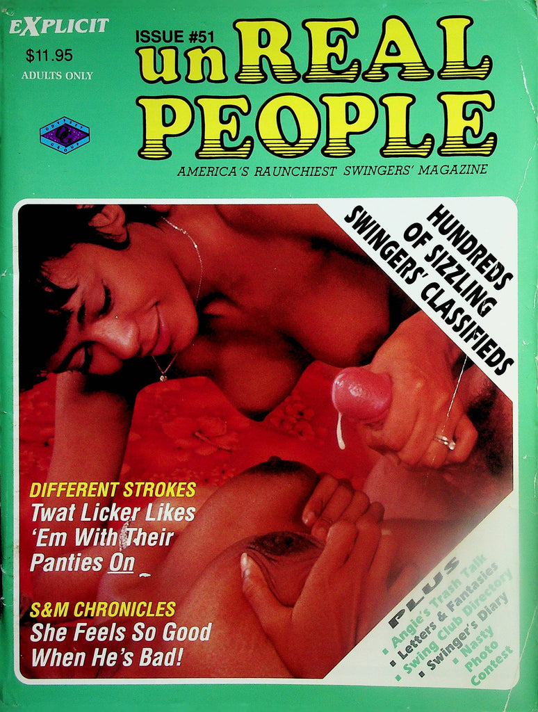 UnReal People Swingers Contact Magazine  Different Strokes Twat Lickers  #51    071825lm-p