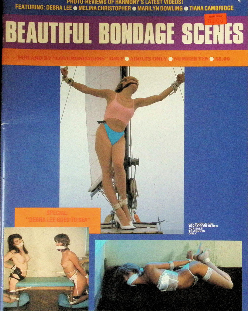 Beautiful Bondage Scenes Magazine #10  1987 Debra Lee Melina Christopher Marily Dowling Tiana Cambridge  102426LLP