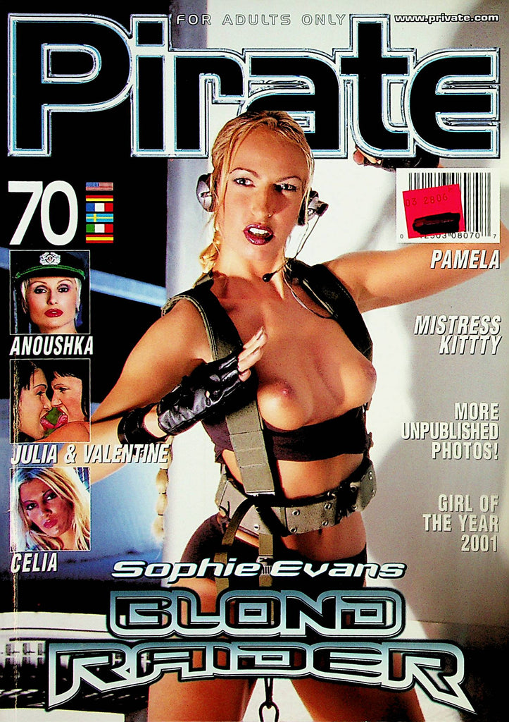 Pirate International Digest Magazine   Covergirl Sophie Evans  #70  2001   by Private    030124lm-p2