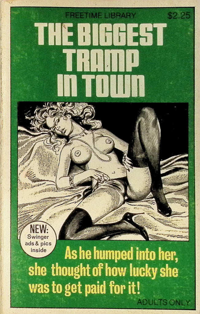 The Biggest Tramp in Town by LK Madding 1977 Freetime Library Star Dist Adult Paperback Novel 090325AMP
