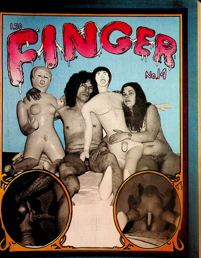 Finger Adult  Newspaper Magazine   A Tastefully Bizarre Scene  #14  1970's   102324lm-p