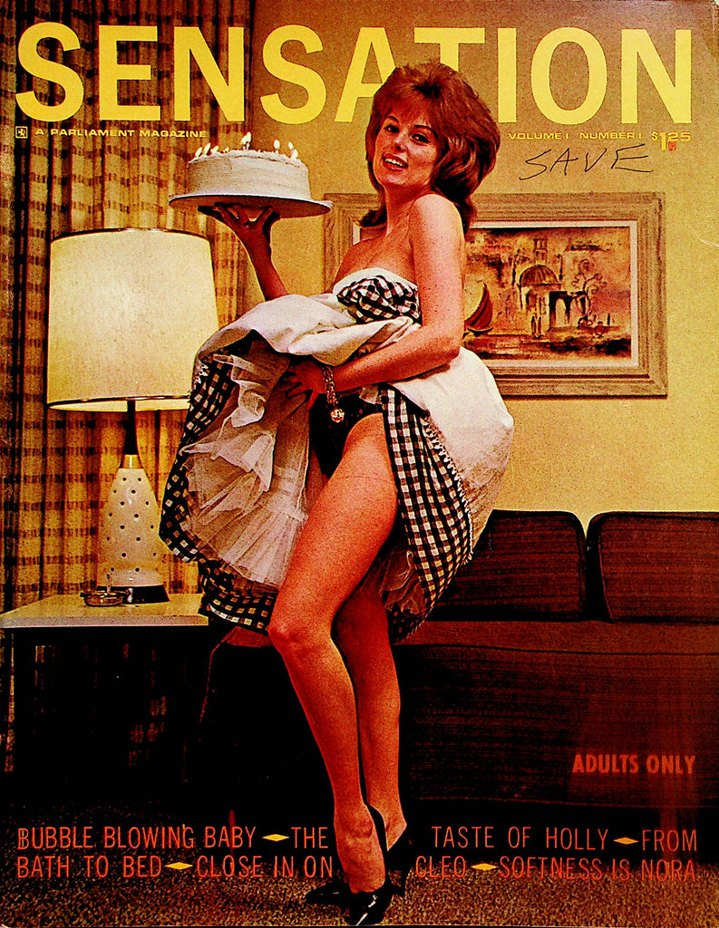Sensation Magazine  Taste Of Holly / Softness Is Nora  vol.1 #1  1963 Parliament Publication    041124lm-p