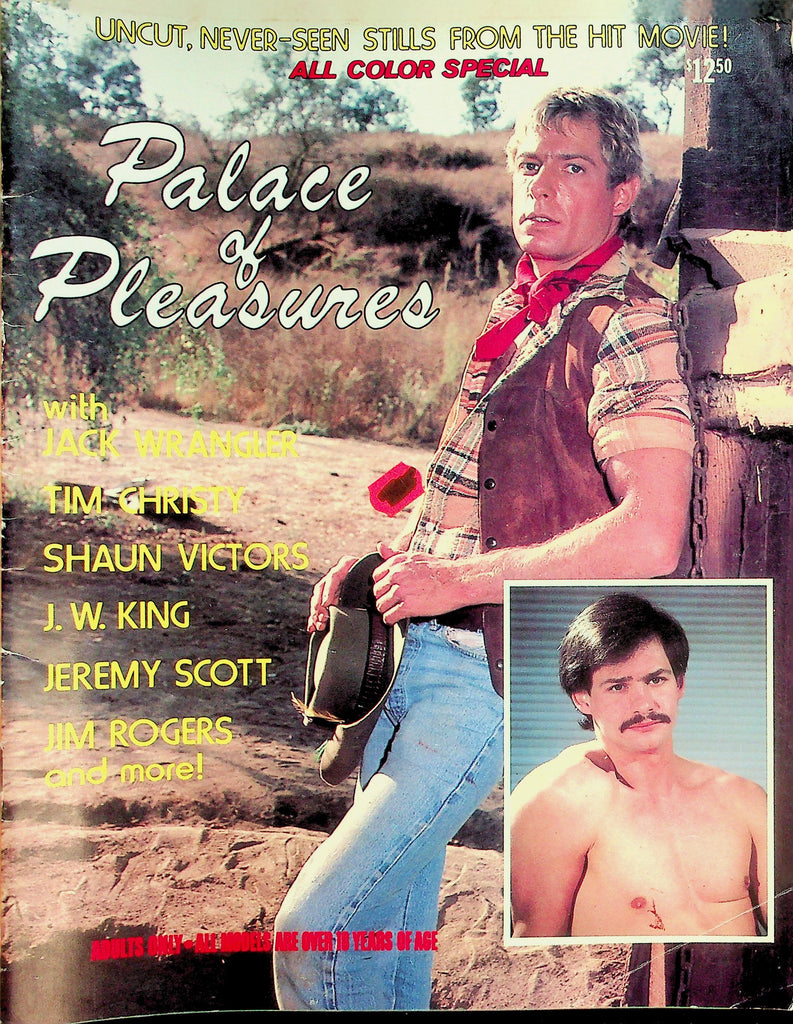 Palace Of Pleasures Gay Magazine  Jack Wrangler, Tim Christy & More!  1980's  041126lmp