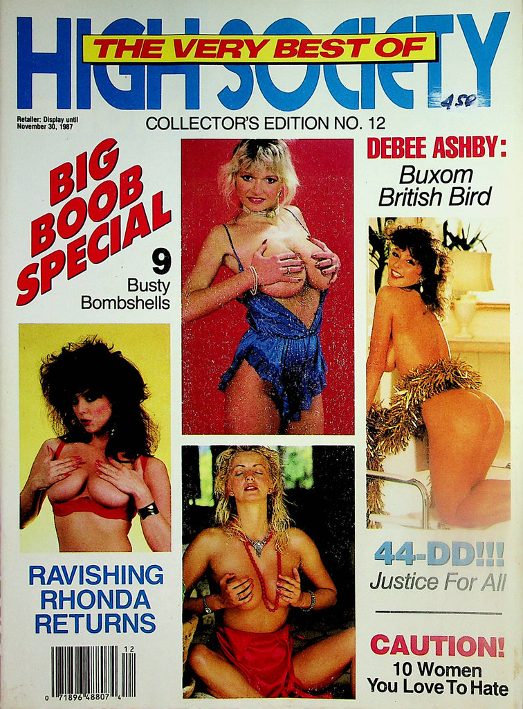 The Very Best Of High Society Magazine  Big Boob Special - Debee Ashby  #12  1987  110724lm-p