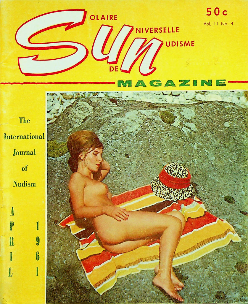 Sun Nudist Magazine   Come Into The Sun  vol.11 #4  April 1961     010326lmp