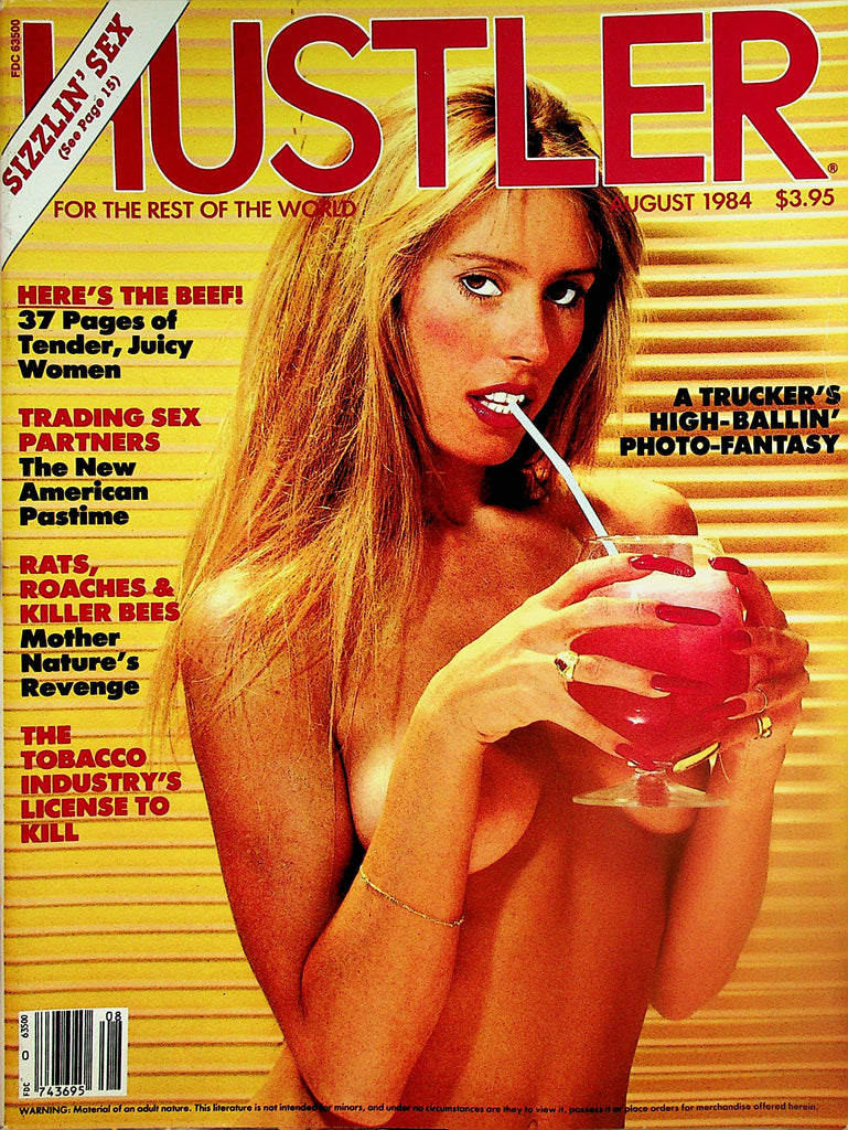 Hustler Magazine  Sizzlin' Sex / Trading Sex Partners  August 1984     032424lm-p