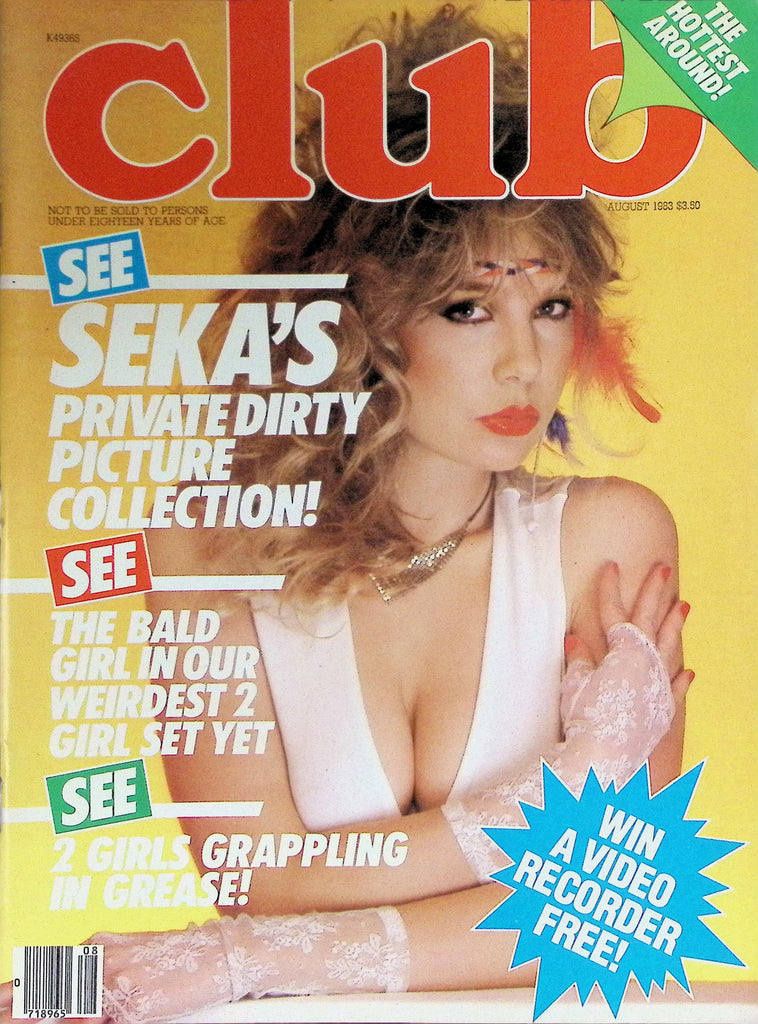 Club Magazine August 1983 Seka's Private Dirty Picture Collection   101726LLP