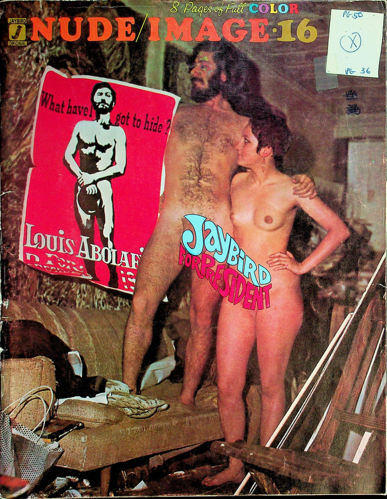 Nude Image Nudist Magazine  Jaybird For President  #16 1968 101526lmp-GSC