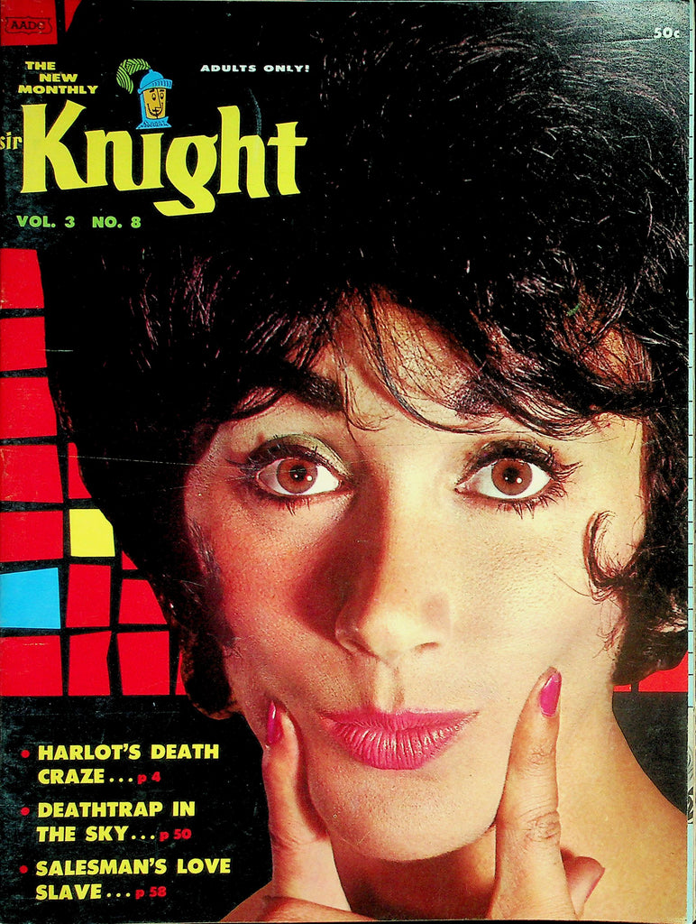 Sir Knight Magazine  Covergirl Jo Anne Rotolo  vol.3 #8 August 1962     040326lmp