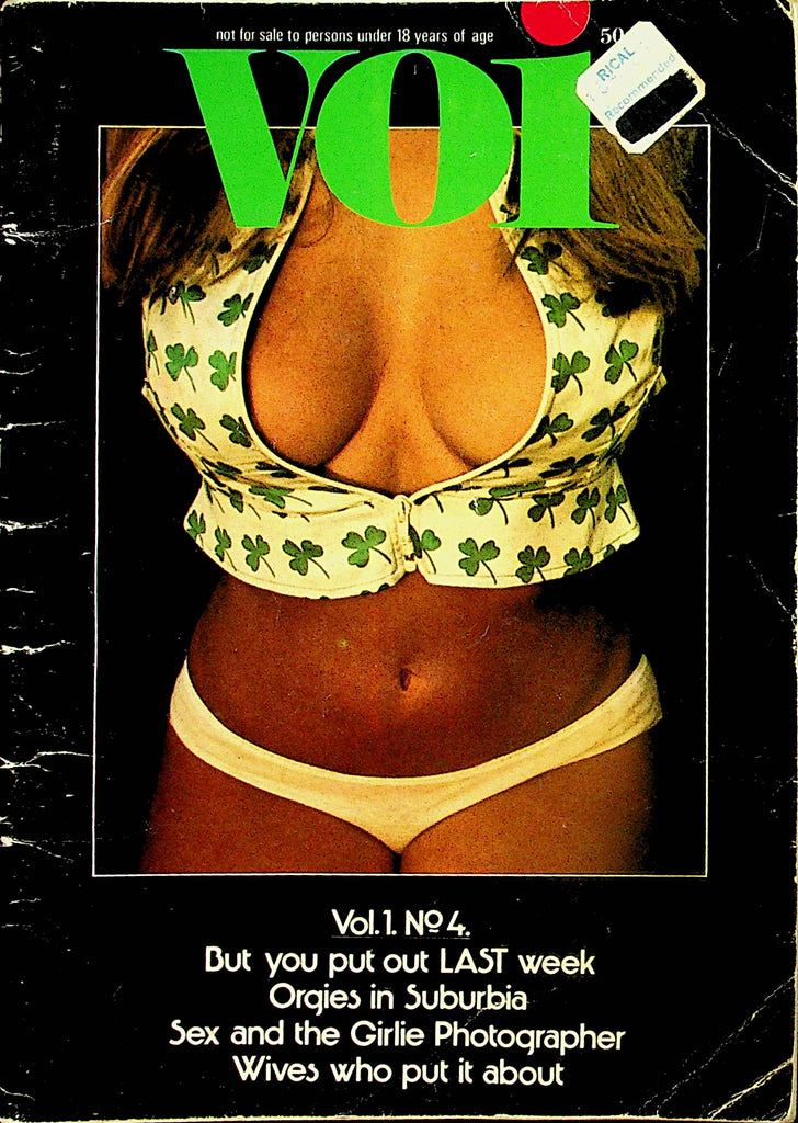 Voi Digest Magazine  Orgies In Suburbia / Sex and the Girlie Photographer  vol.1  #4 1970's    060624lm-p