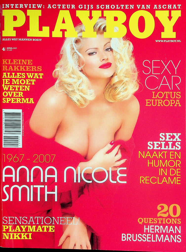 Playboy Dutch International Magazine   1967-2007 Anna Nicole Smith  April 2007       030326lmp