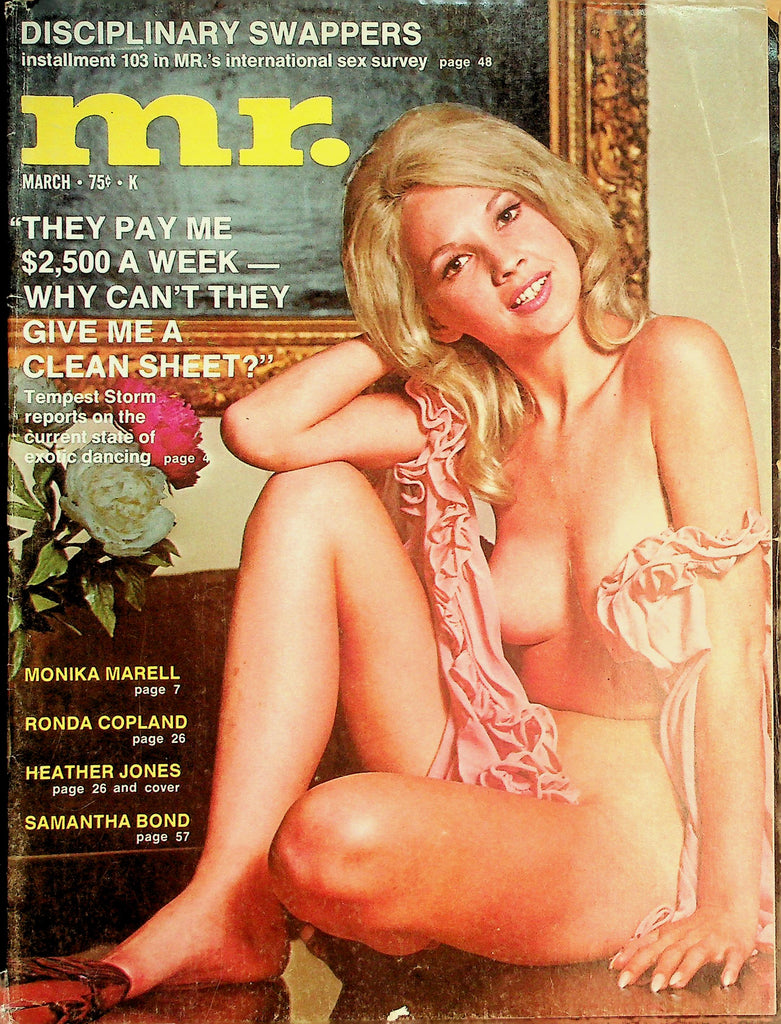 Mr. Magazine   Covergirl Heather / Tempest Storm  March 1970     042126lmp