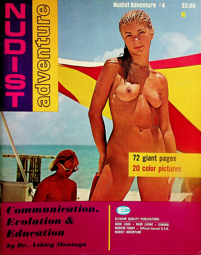 Nudist Adventure Magazine Communication, Evolution & Education  #4 1965   by Elysium   100824lm-p