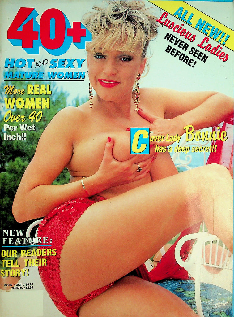 40+ Hot and Sexy Mature Women Magazine  Covergirl Lady Bonnie / Titanic Toni  October 1992   062726lmp-GSC