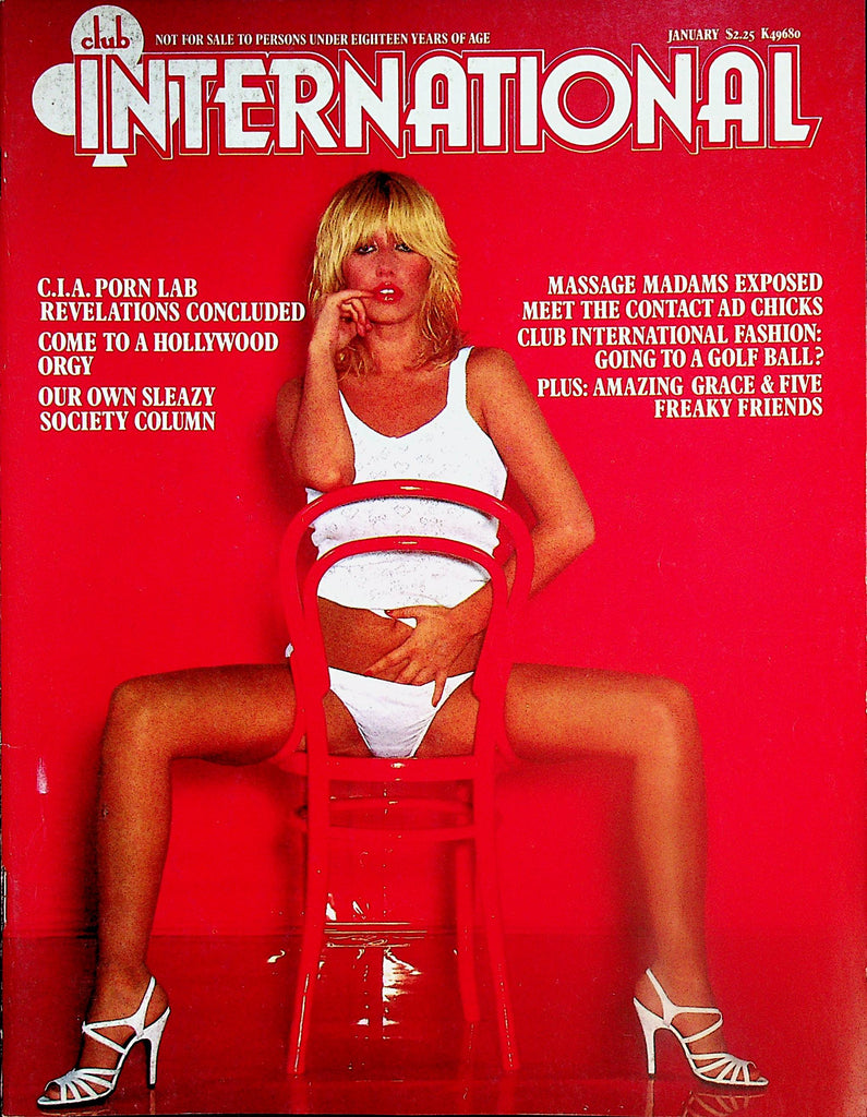 Club International Magazine Hollywood Orgy / Centerfold Girl Grace Jan –  Mr-Magazine