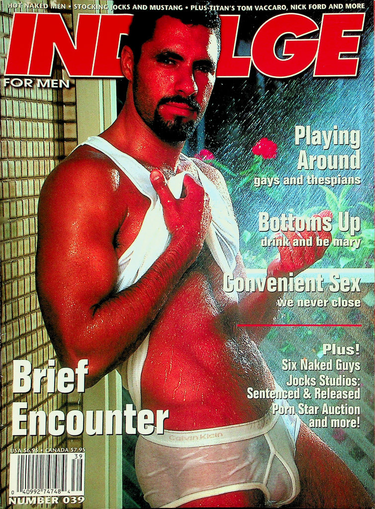 Indulge Gay Magazine  Cover Guy Tom Vaccaro  #039 April/May 1999     041726lmp