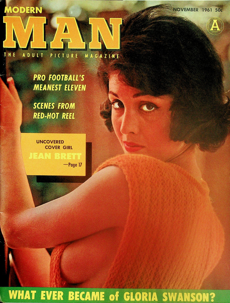 Modern Man Magazine  Uncovered Covergirl Jean Brett  November 1961    120225lmp2