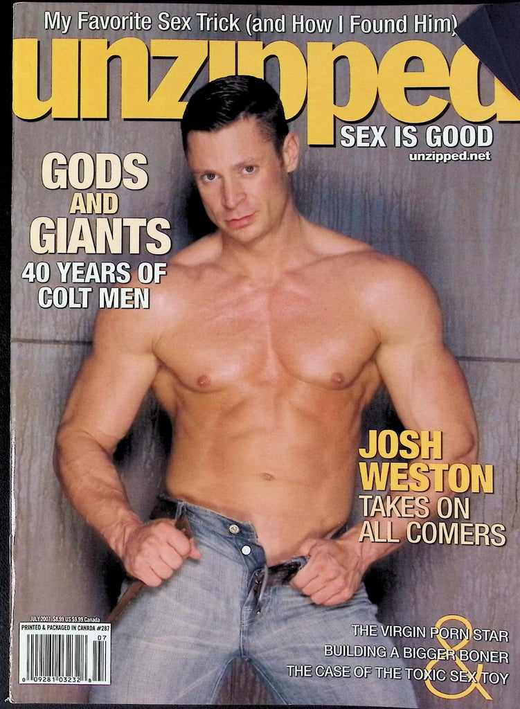 Unzipped Magazine Josh Weston July 2007 Gay/LGBT 051826AKP-19