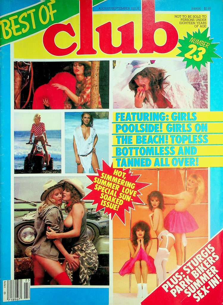 Best Of Club Magazine  Hot Simmering Summer Love Special Sun-Soaked Issue!  #23  1982 Paul Raymond   040126lmp