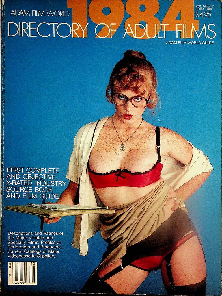 Adam Film World 1984 Directory Of Adult Films   Covergirl Lisa DeLeeuw  vol.1 #12  100's of Pages!   052424lm-p