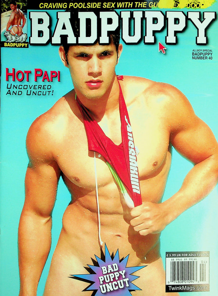 Badpuppy Gay Magazine  Cover Guy Ricky  #40  2001   031326lmp