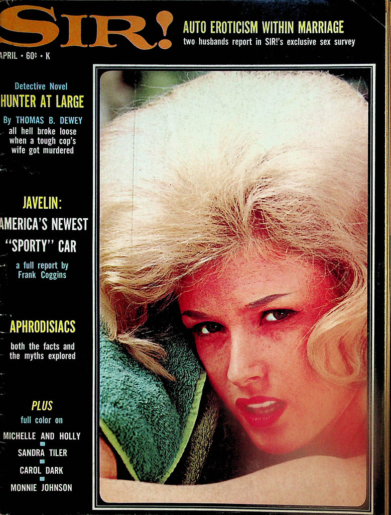 Sir! Magazine  Centerfold Girl Carol Dark  April 1968     041224lm-p