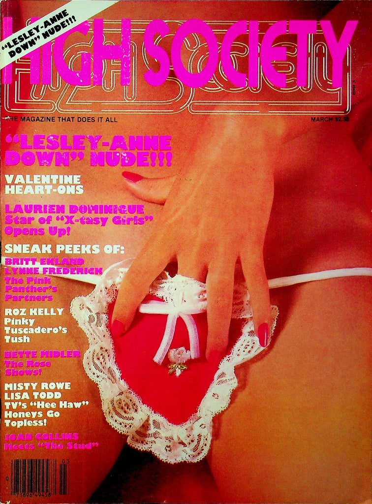 High Society Magazine Lauren Dominique March 1980 071923RP