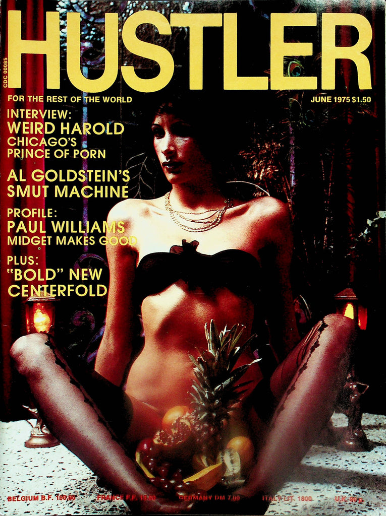 Hustler Magazine  Centerfold Girl Bonita / Weird Harold Chicago's Prince Of Porn  June 1975    072725lm-p